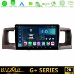 Bizzar G+ Series Toyota Corolla 2002-2006 8Core Android12 6+128GB Navigation Multimedia Tablet 9"