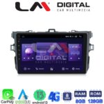 LM Digital - LM ZT8063 GPS Οθόνη OEM Multimedia Αυτοκινήτου για TOYOTA COROLLA 2006>2012  (CarPlay/AndroidAuto/BT/GPS/WIFI/GPRS) - Image 2