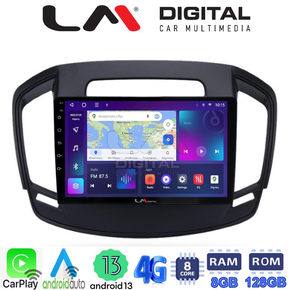 LMZT8338 LM Digital - LM ZT8338 GPS Οθόνη OEM Multimedia Αυτοκινήτου για OPEL INSIGNIA 2014> (CarPlay/AndroidAuto/BT/GPS/WIFI/GPRS) - Image 1