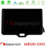Nakamichi NAM5260 Series 4Core Android12 4+64GB Toyota Yaris 2020-> Navigation Multimedia Tablet 9" Με Carplay & Android Auto
