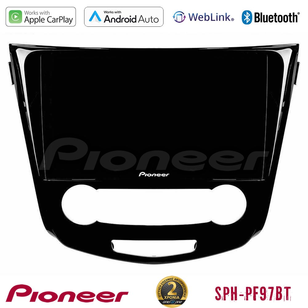 pioneer Pioneer SPH-PF97BT Series Nissan Qashqai J11 (Manual A/C) Multimedia Station 9" (Tablet Style) Με Carplay & Android Auto - Image 1