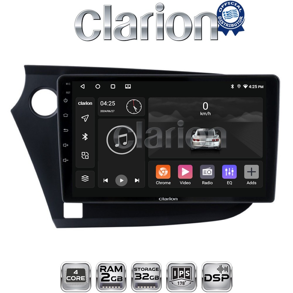 GL31381 CLARION GL31381 Οθόνη OEM Multimedia Αυτοκινήτου για HONDA INSIGHT 2009>2014 (CarPlay/AndroidAuto/BT/GPS/WIFI/GPRS) - Image 1