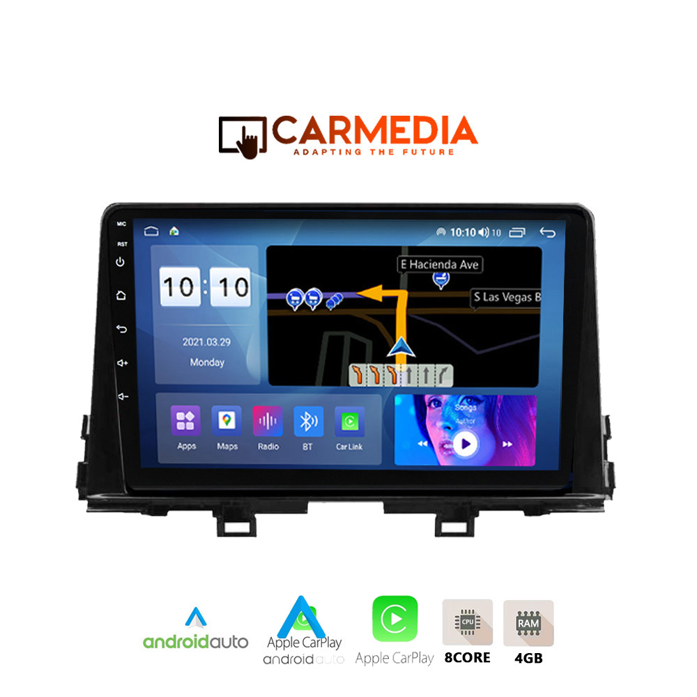 CARMEDIA-CM409-12-PRO-OEM-TABLET-9-KIA-PICANTO-2017-2021