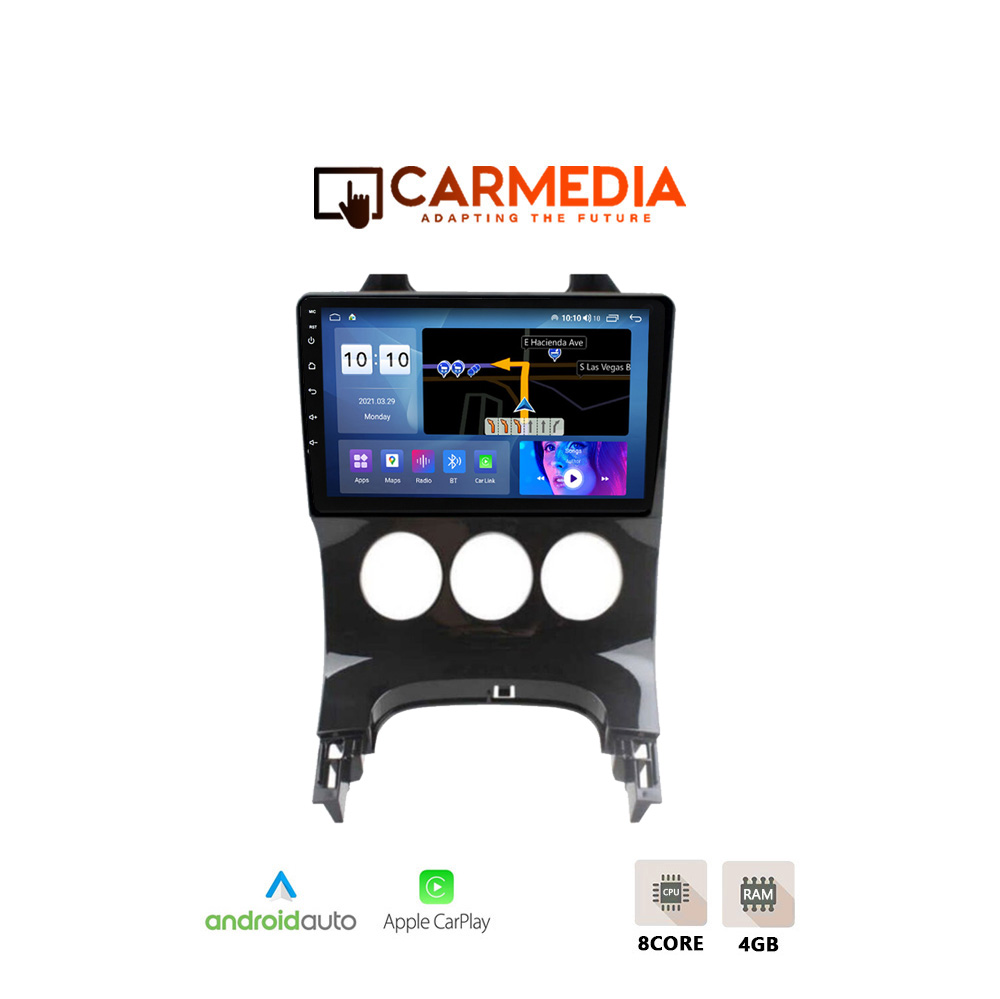 CARMEDIA-CM409-12-PRO-OEM-TABLET-9-PEUGEOT-3008-2009-2016-AC