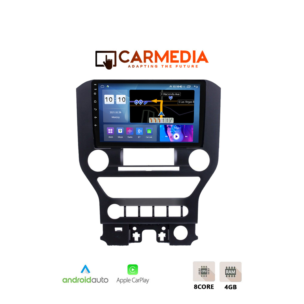 CARMEDIA-CM409-12-PRO-TABLET-9-OEM-FORD-MUSTANG-2015-2020