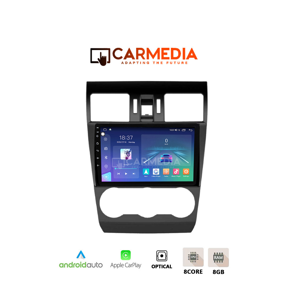 CARMEDIA-CM809-12-PRO-OEM-TABLET-9-SUBARU-FORESTER-IMPREZA-XV-2013-2019