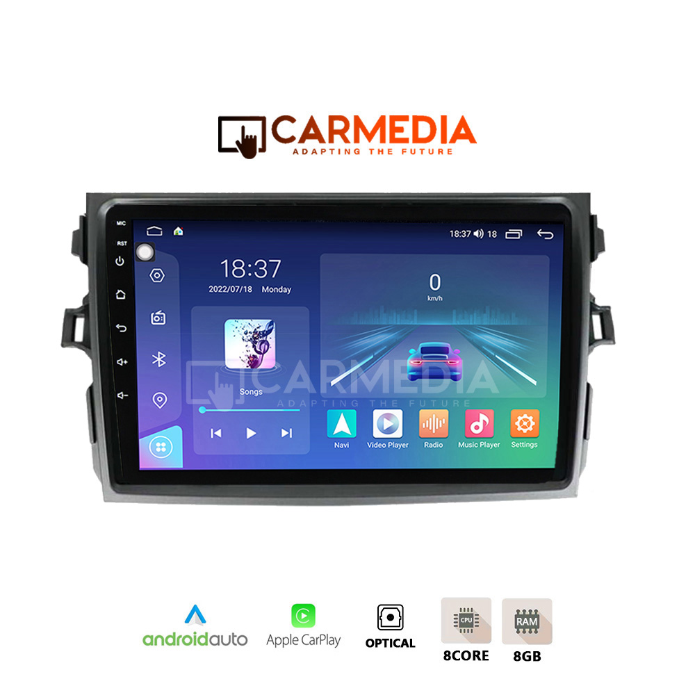 CARMEDIA-CM809-12-PRO-OEM-TABLET-9-TOYOTA-COROLLA-4D-2006-2012