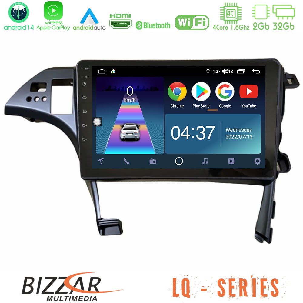 bizzar_lq_ty1082 Bizzar LQ Series 4Core Android14 2+32GB Toyota Prius 2010-2015 Navigation Multimedia Tablet 10" Με Carplay & Android Auto - Image 1