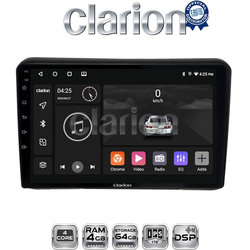 GL32421 CLARION GL32421 Οθόνη OEM Multimedia Αυτοκινήτου για HONDA HRV 2015> (CarPlay/AndroidAuto/BT/GPS/WIFI/GPRS) - Image 1