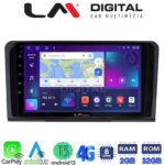 LM Digital - LM ZR8213 GPS Οθόνη OEM Multimedia Αυτοκινήτου για MERCEDES ML 2005>2011 (CarPlay/AndroidAuto/BT/GPS/WIFI/GPRS)