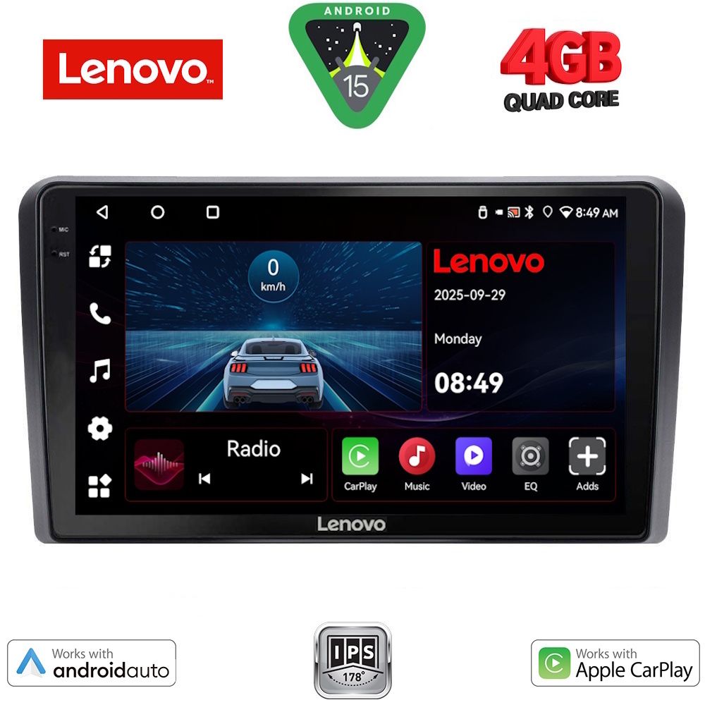 LVE8178_15 LENOVO LVE 8174L_CPAA (10inc) MULTIMEDIA TABLET for FORD TRANSIT CONNECT mod. 2018-2025 Low Version - Image 1