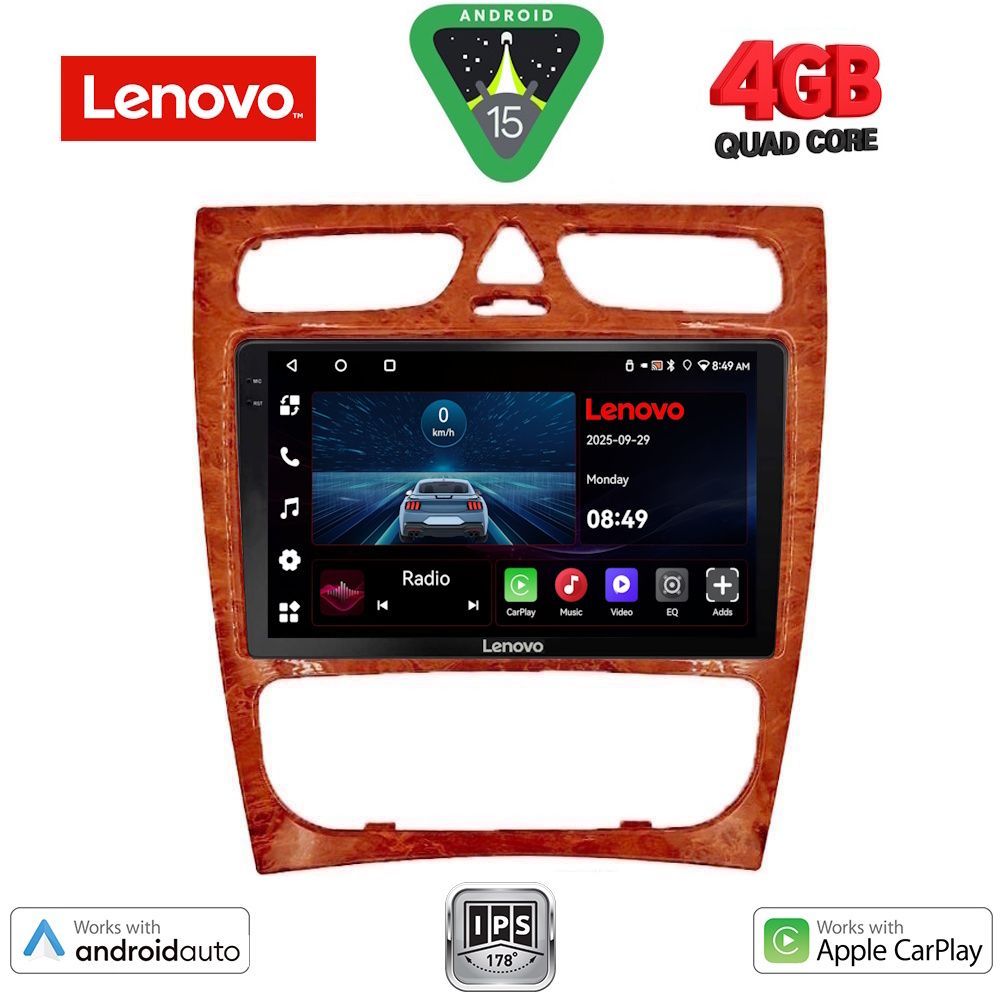 LVE8402CH_15 LENOVO LVE 8402CH_CPAA (9inc) MULTIMEDIA TABLET for MERCEDES C (W203) mod. 1999-2004 - Image 1