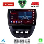 LENOVO SSV 9707_CPA (10inc) MULTIMEDIA TABLET for CITROEN C1-PEUGEOT 107-TOYOTA AYGO mod. 2005-2014