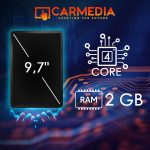 CARMEDIA CMV2097-13 TESLA 9.7'' OEM TOYOTA LANDCRUISER 2008-2015 (LOW LEVEL) - Image 2