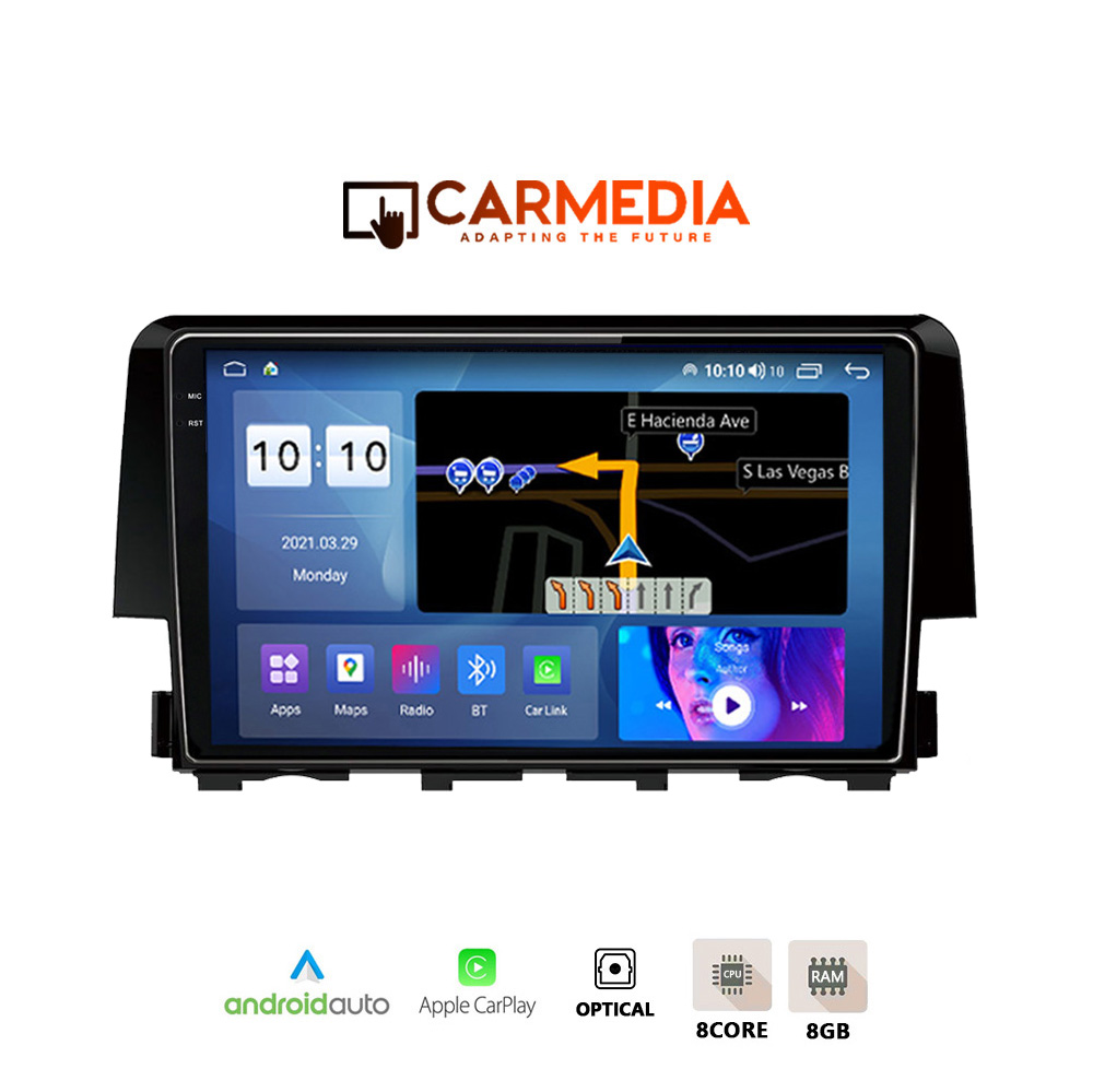 CARMEDIA-CM8095-12-PRO-PLUS-OEM-TABLET-9.5-HONDA-CIVIC-2016-1 CARMEDIA CMDU4095-4 PRO PLUS TABLET 9.5'' OEM HONDA CIVIC 2016+ - Image 1