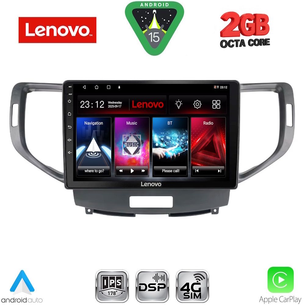 LVF5183_15 LENOVO LVF 5183_CPA (9inc) MULTIMEDIA TABLET for HONDA ACCORD mod. 2008-2013 - Image 1