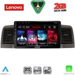 LENOVO LVF 5712BL_CPA (9inc) MULTIMEDIA TABLET for TOYOTA COROLLA mod. 2001-2006 (BLACK)