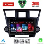 LENOVO LVF 5719_CPA (10inc) MULTIMEDIA TABLET for TOYOTA HIGHLANDER mod. 2008-2015