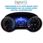 DGU 996_DC (12.3in) DIGITAL CLUSTER for MERCEDES R CLASS mod. 2006-2017 - ML - GL mod. 2005-2010