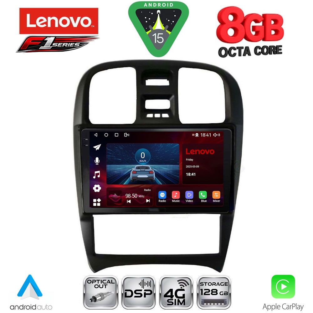 SSR10247_15 LENOVO SSR 10247_CPA (9inc) MULTIMEDIA TABLET for HYUNDAI SONATA mod. 2000-2006 - Image 1