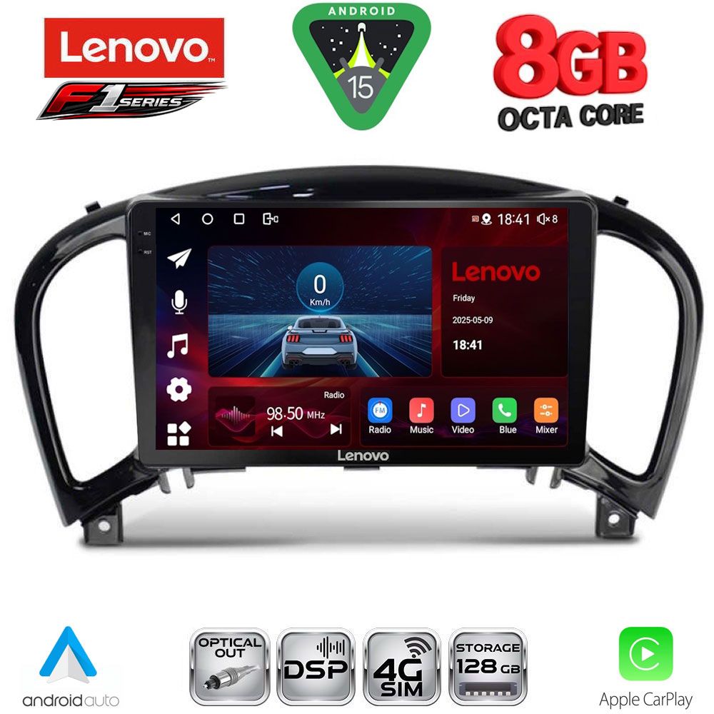 SSR10452_15 LENOVO SSR 10452_CPA (9inc) MULTIMEDIA TABLET for NISSAN JUKE mod. 2009-2020 - Image 1