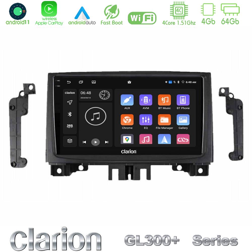 clarion_gl34_mb1705 Clarion GL300+ Series 4Core Android11 4+64GB Mercedes Sprinter/VW Crafter 2006-2018 Navigation Multimedia Tablet 9" - Image 1