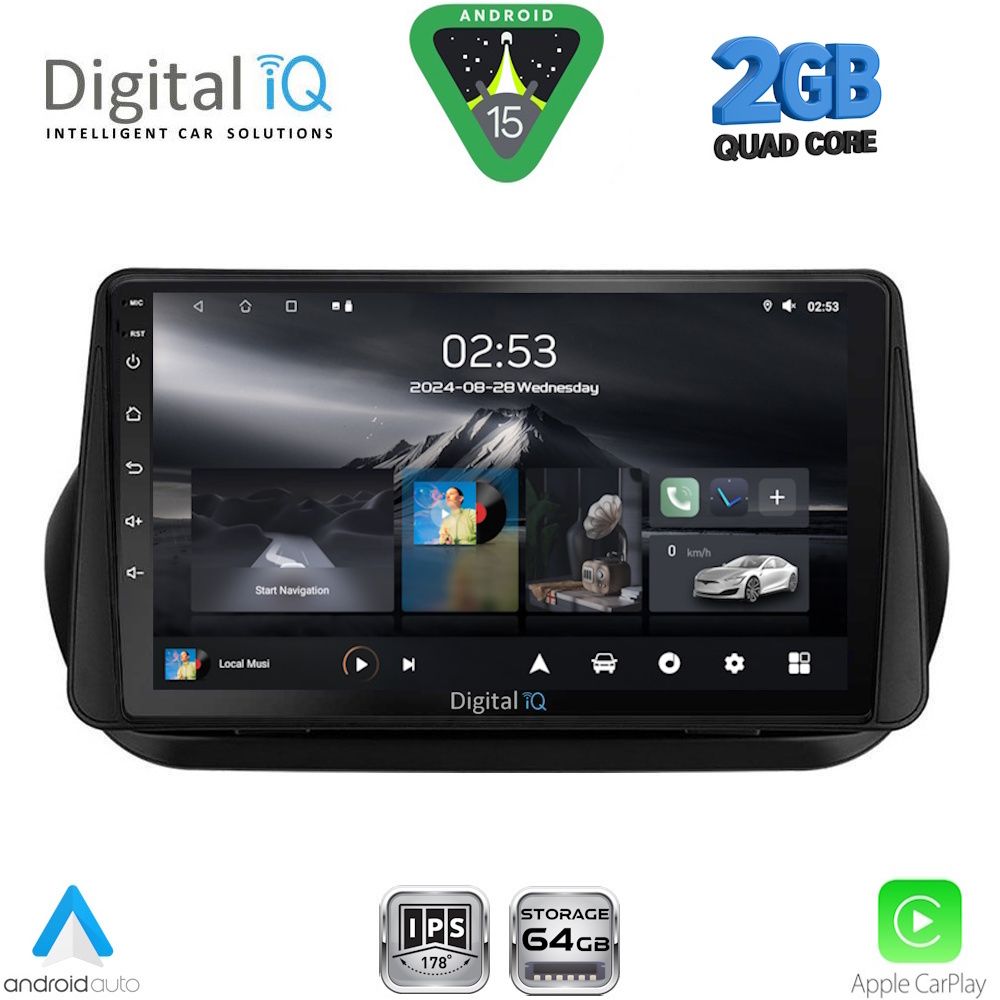RSD1142_15 RSD 1142_CPA (9inc) MULTIMEDIA TABLET for CITROEN – FIAT – PEUGEOT mod. 2008-2018 - Image 1