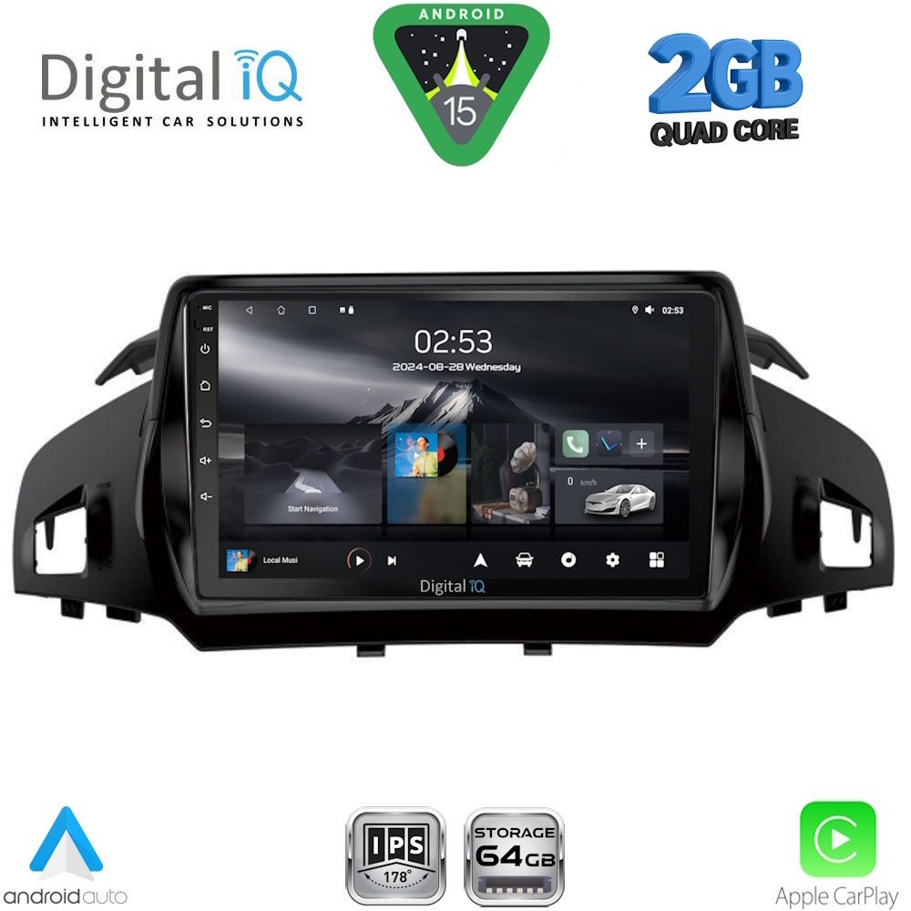 RSD1160_15 RSD 1160_CPA (9inc) MULTIMEDIA TABLET for FORD KUGA mod. 2013-2019 – CMAX mod. 2011-2020 - Image 1