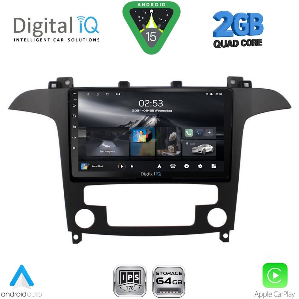RSD1175CL_15 RSD 1175_CPA CLIMA (9inc) MULTIMEDIA TABLET for FORD SMAX mod. 2006-2014 - Image 1