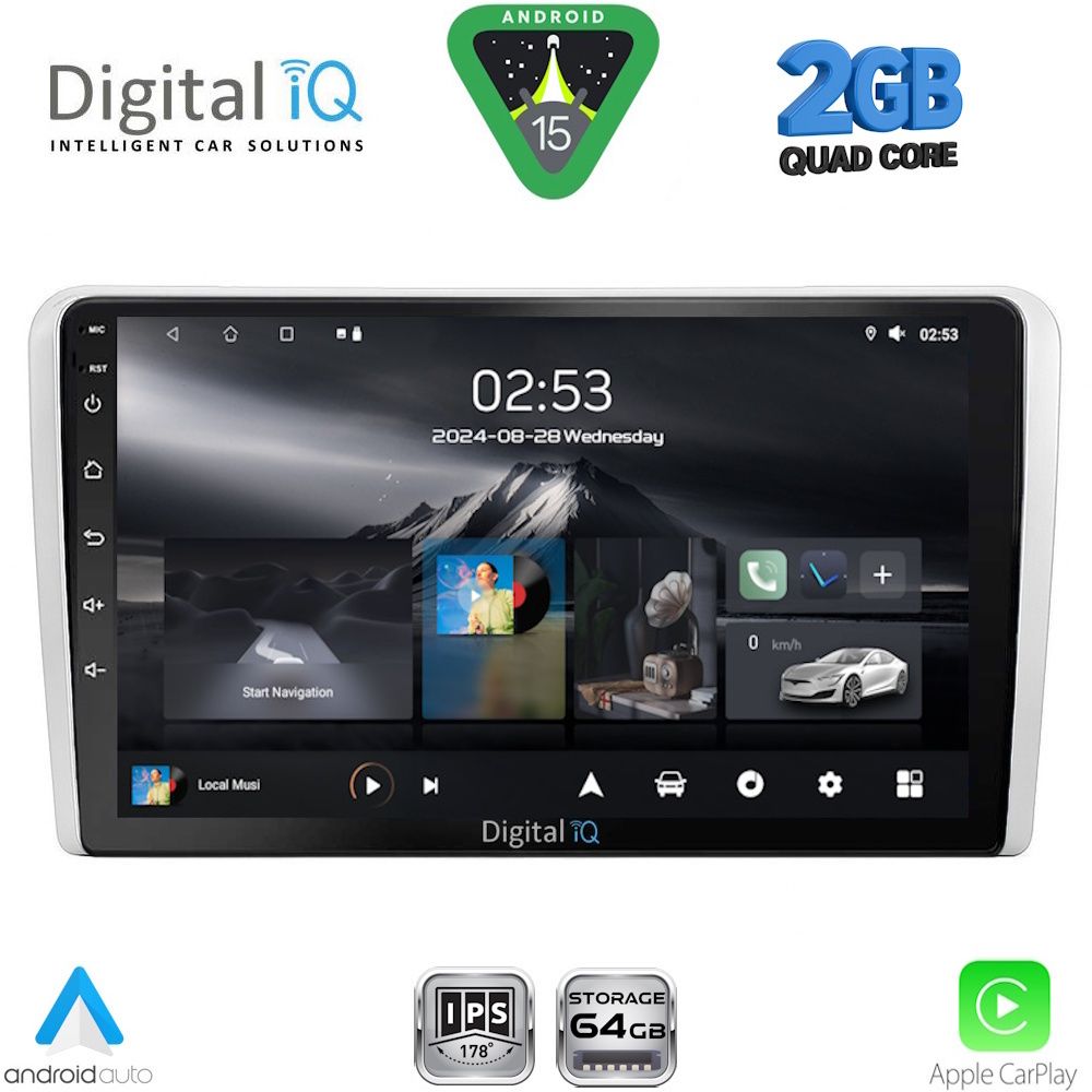 RSD1481SL_15 RSD 1481SL_CPA (9inc) MULTIMEDIA TABLET for OPEL ALL mod. 2004-2014 (SILVER) - Image 1