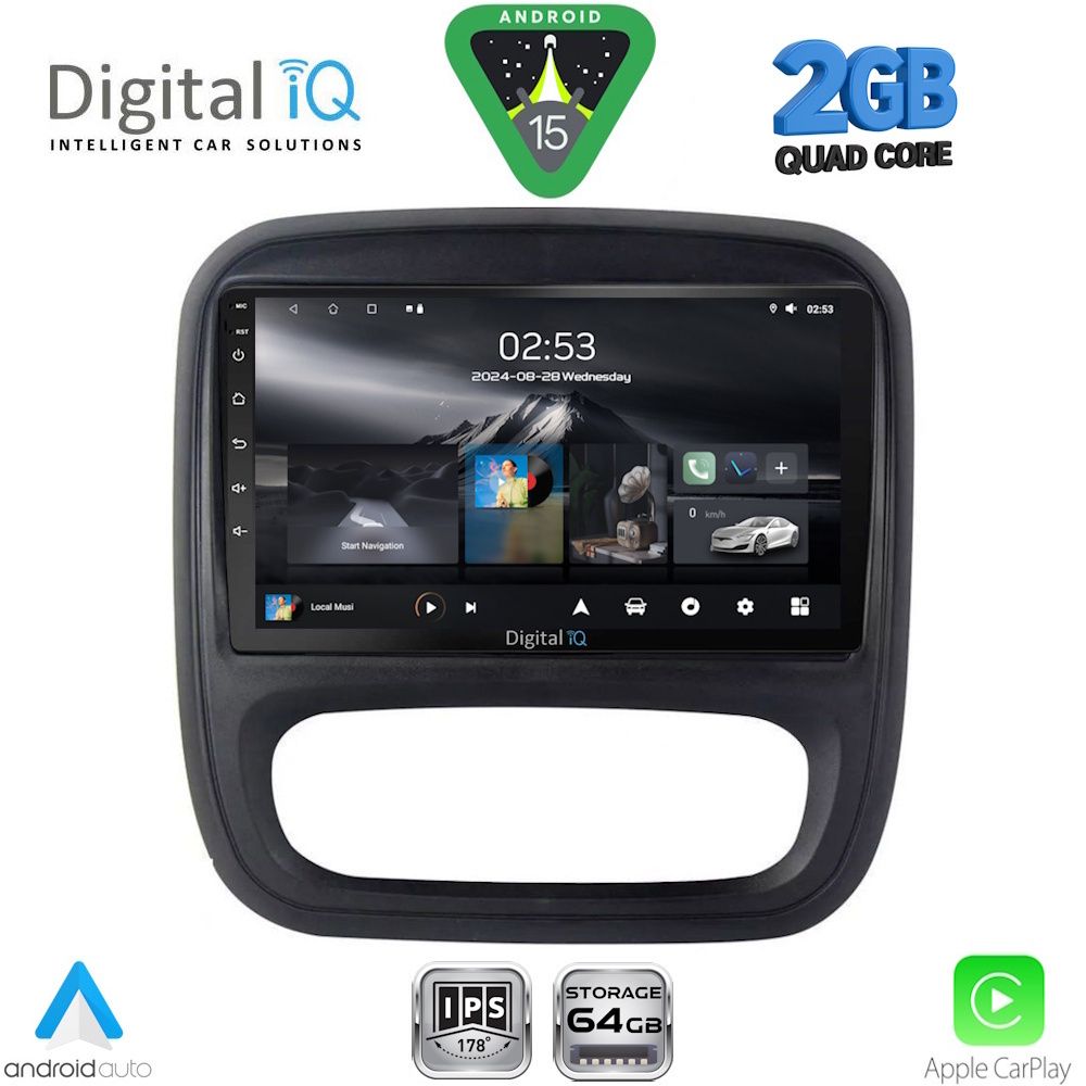 RSD1499_15 RSD 1499_CPA (9inc) MULTIMEDIA TABLET for OPEL VIVARO – RENAULT TRAFIC – FIAT TALENDO – NISSAN NV 300 mod. 2014-2019 - Image 1
