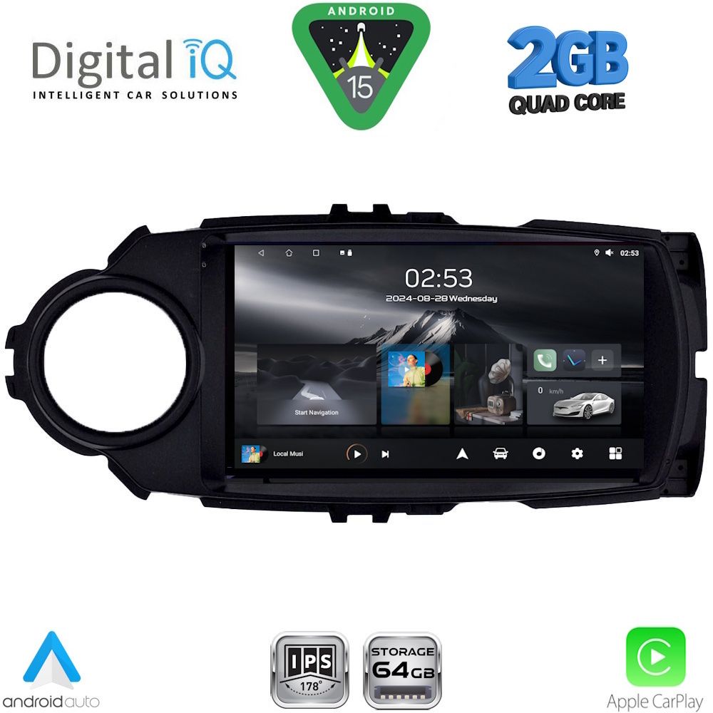 RSD1737FL_15 RSD 1737FL_CPA (9inc) MULTIMEDIA TABLET for TOYOTA YARIS mod. 2015-2020 - Image 1