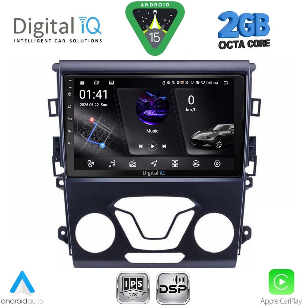 RSF4164_15 RSF 4164_CPA A/C (9inc) MULTIMEDIA TABLET for FORD MONDEO mod. 2014-2023 - Image 1