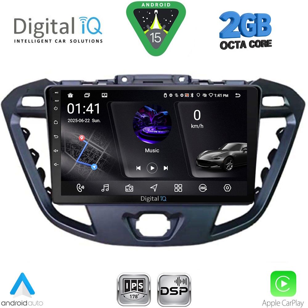 RSF4177_15 RSF 4177_CPA (9inc) MULTIMEDIA TABLET for FORD TRANSIT CUSTOM | TOURNEO CUSTOM mod. 2013-2019 - Image 1