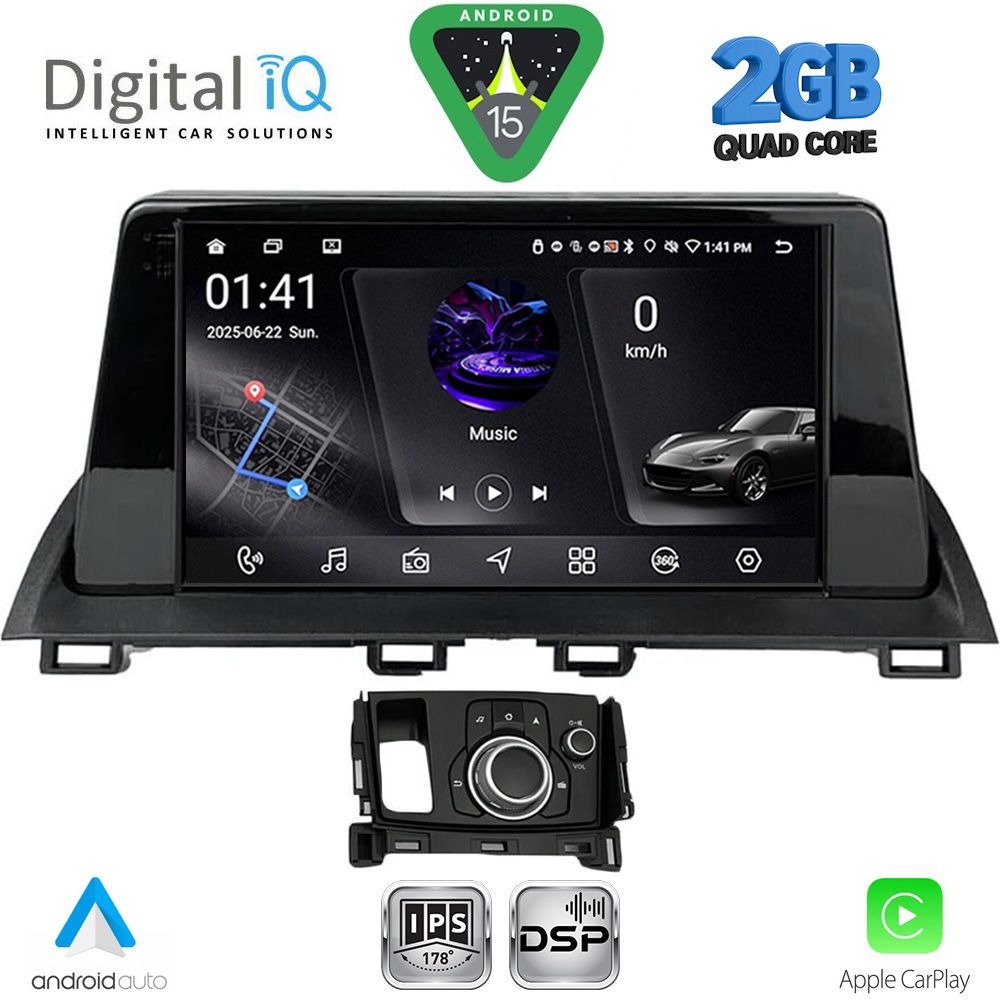RSF4386_15 RSF 4386_CPA (9inc) MULTIMEDIA TABLET for MAZDA CX4 mod. 2016-2025 - Image 1