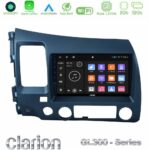 Clarion GL300 Series 4Core Android11 2+32GB Honda Civic 2006-2011 Navigation Multimedia Tablet 9" Με Carplay & Android Auto - Image 2
