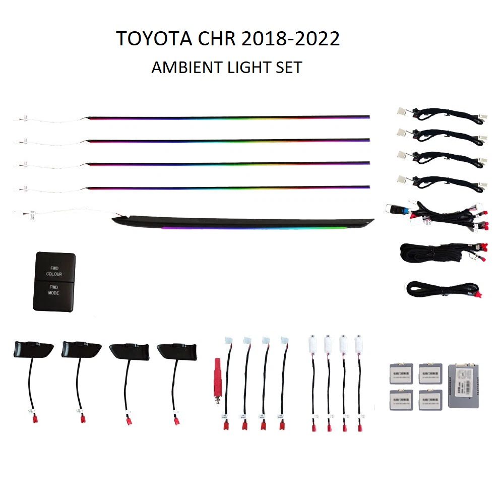 ft06_wx_toyota-chr-1 Ατμοσφαιρικός Φωτισμός Toyota C-HR 2018-2022 Ambient Light Kit - Image 1
