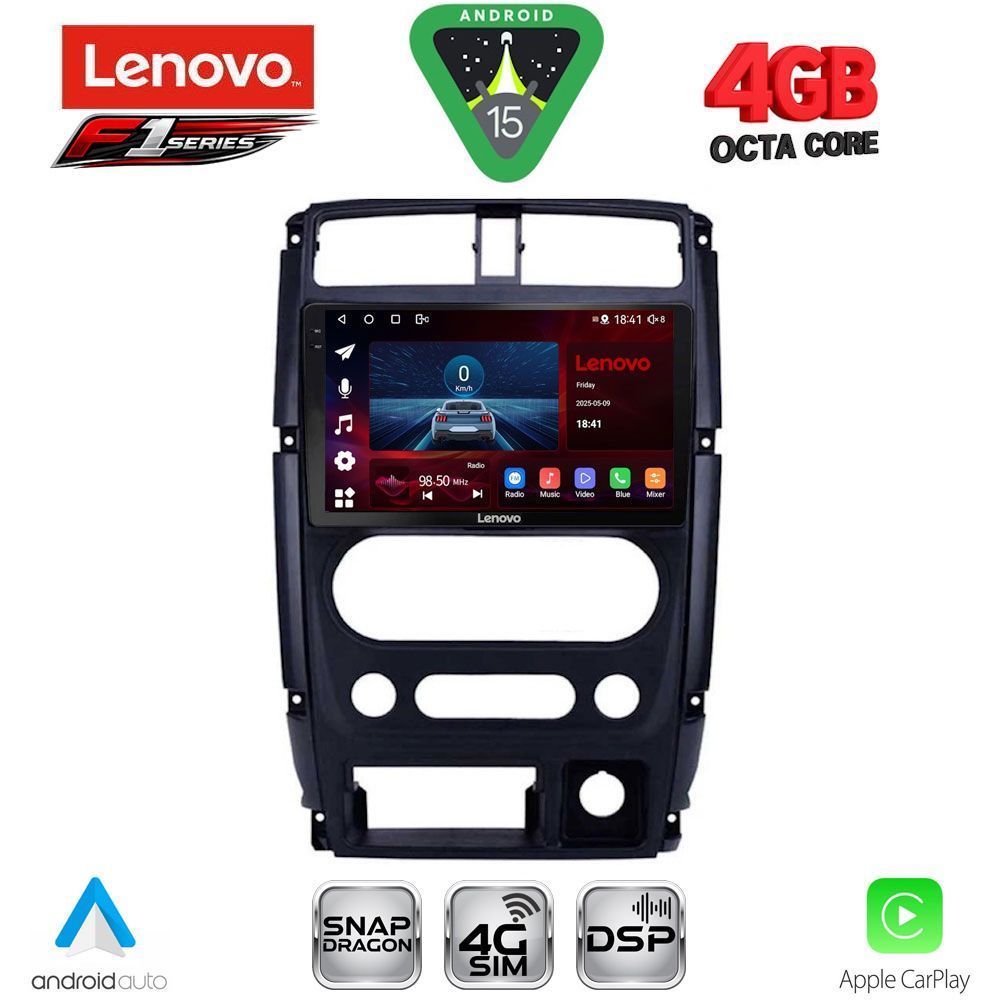 SSQ9678_15 LENOVO SSQ 9678_CPA (9inc) MULTIMEDIA TABLET for SUZUKI JIMNY mod. 2007-2017 - Image 1