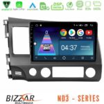 Bizzar ND3 Series 8Core Android15 2+64GB  Honda Civic 2006-2011 Navigation Multimedia Tablet 10" Με Carplay & Android Auto - Image 2